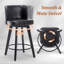 Tabouret de comptoir pivotant rembourré-1438580961