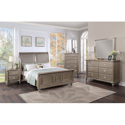 Mobilier de chambre à coucher de luxe 1 pièce