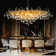 Akari Tree Branch Teardrop Chandelier Lighting, L48"