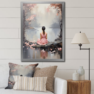 " Pink Meditation Meditative Moments II "