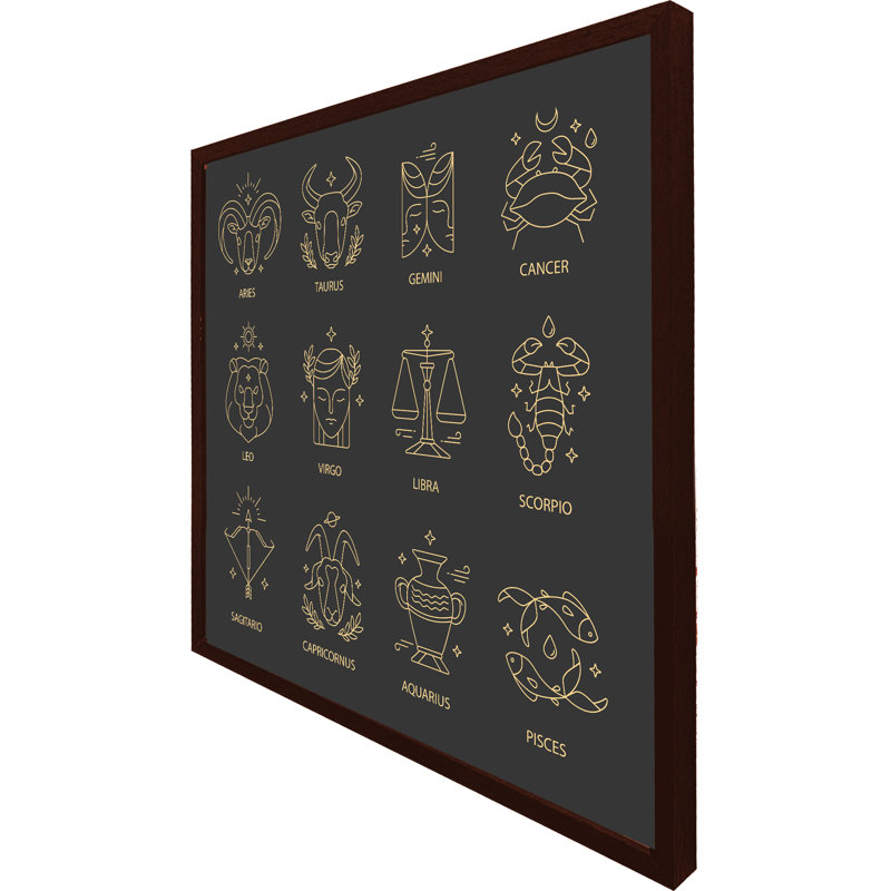 Andrew Lee - Wrapped Canvas Print, 41cm H x 41cm W x 4cm D, Brown