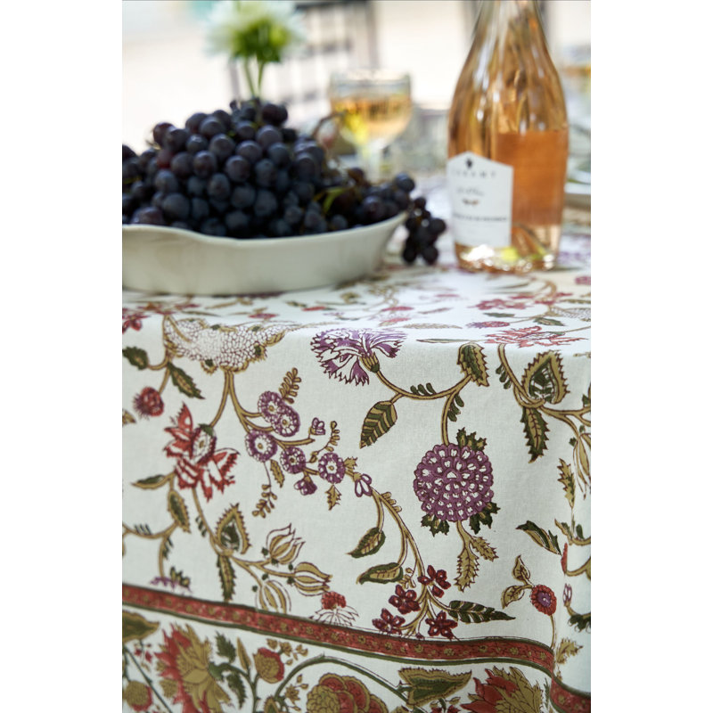 Louise Tablecloth - Multicolor - 59" x 86", 128" L x 71" W