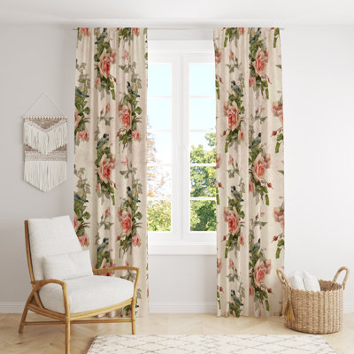 Semi Sheer Curtain Pair