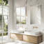 Miroir de salle de bain sans cadre-675904069