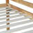 Solid Wooden Bunk Bed With Ladder, Crafted With Strengthened Slats-1684255490