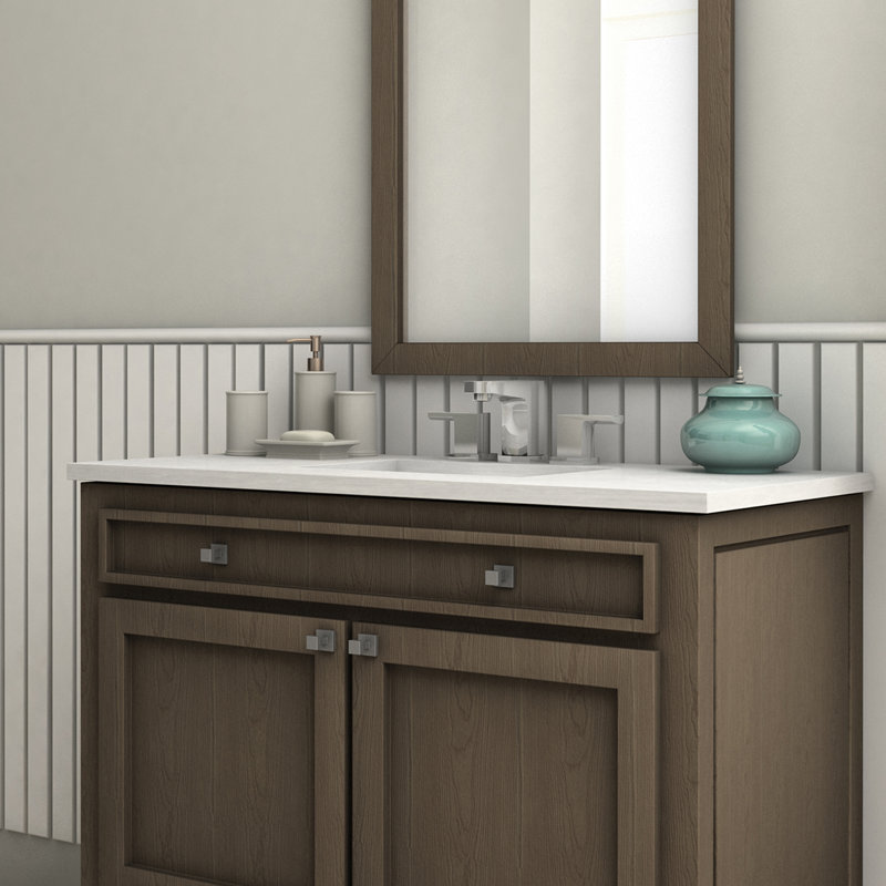 Studio Marlette Widespread Bathroom Faucet with Drain Assembly, Chrome
