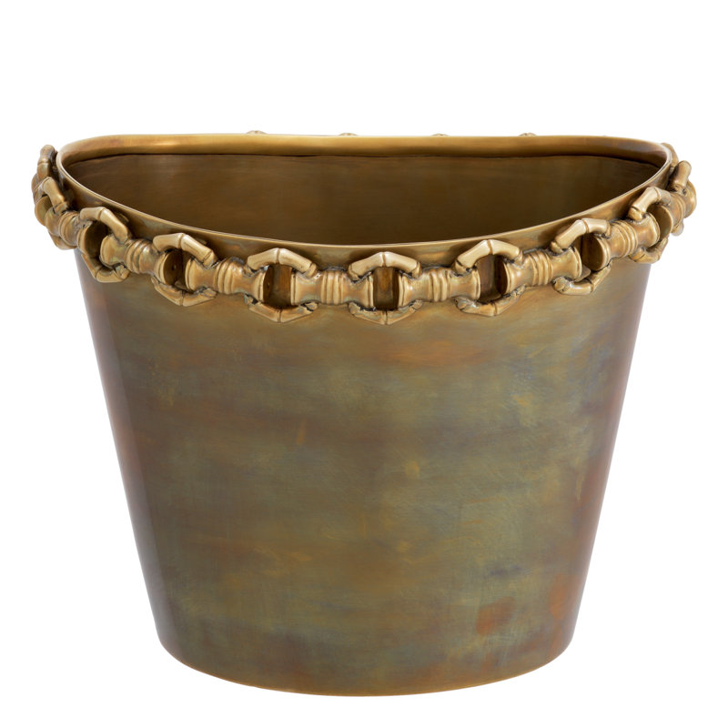 Clementine Brass Wine Cooler