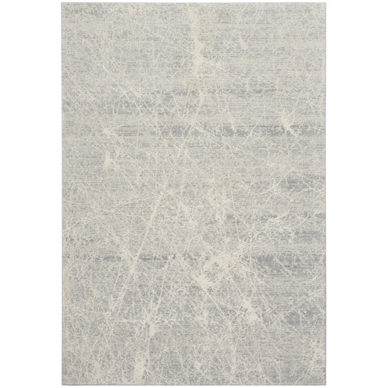 Zellmer Machine Woven Ivory Grey Indoor Rug, Rectangle 160 x 221cm