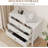32 Inch Wide Nightstand Set Of 2, Large Nightstand With 3 Drawer, Modern End Table, Wood Beside Table For Home And Office-1744863508