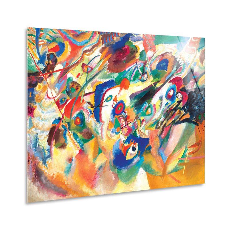 Draft 2 For Composition VII by Vassily Kandinsky - No Frame Painting, Plastic/Acrylic, 70cm H x 100cm W