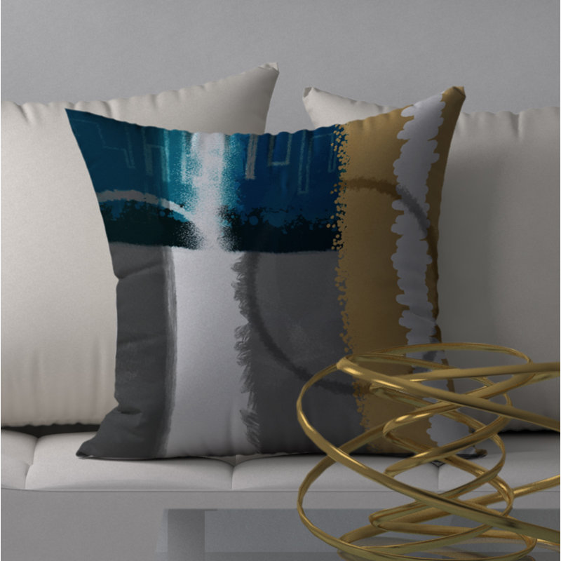 Housse de coussin carrée/insert, 18" x 18"