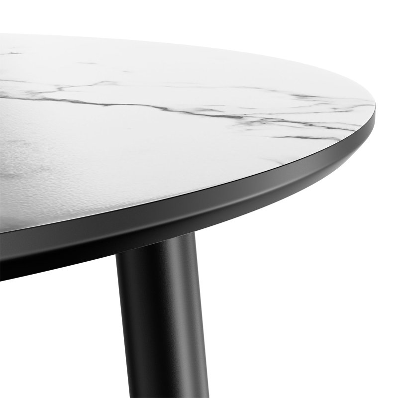 Parma Round Metal Base Dining Table