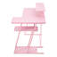 Pink Gaming Desk Office Desk with Monitor Stand