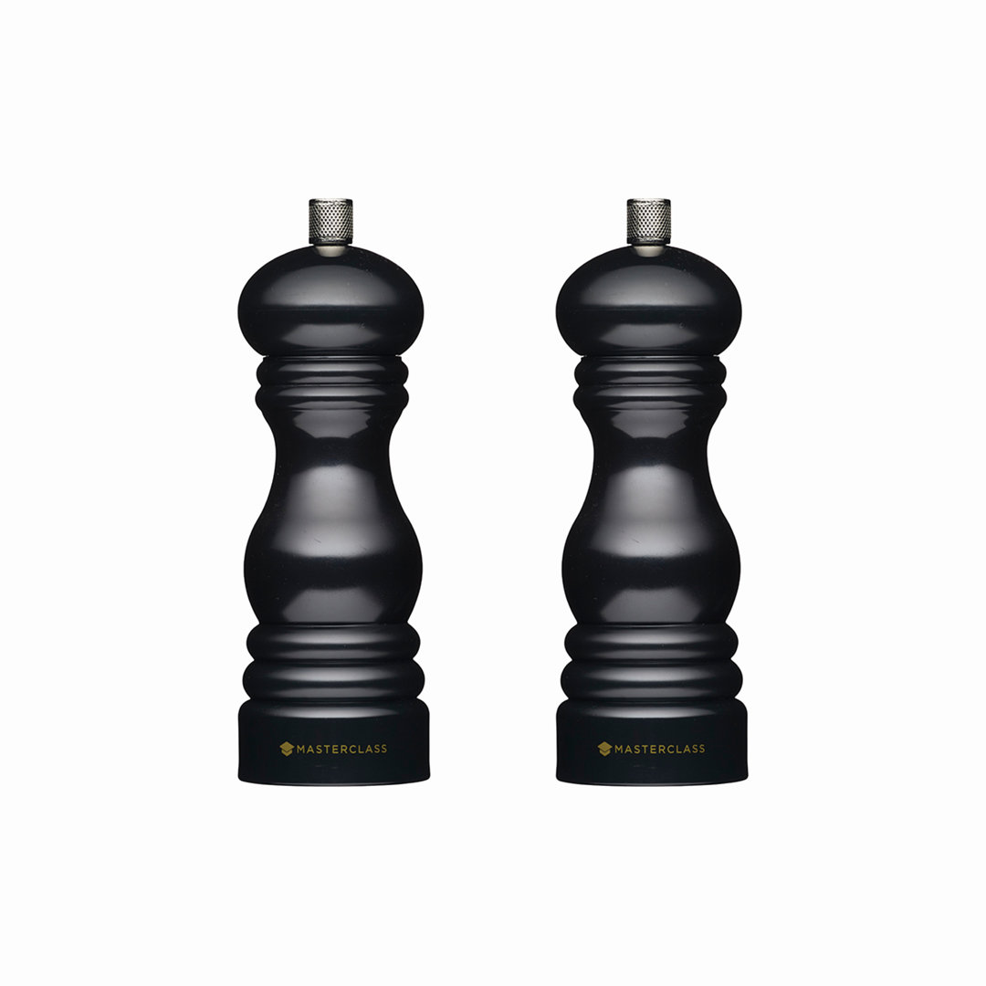 MasterClass Salt and Pepper Mill Set, Set of 2
