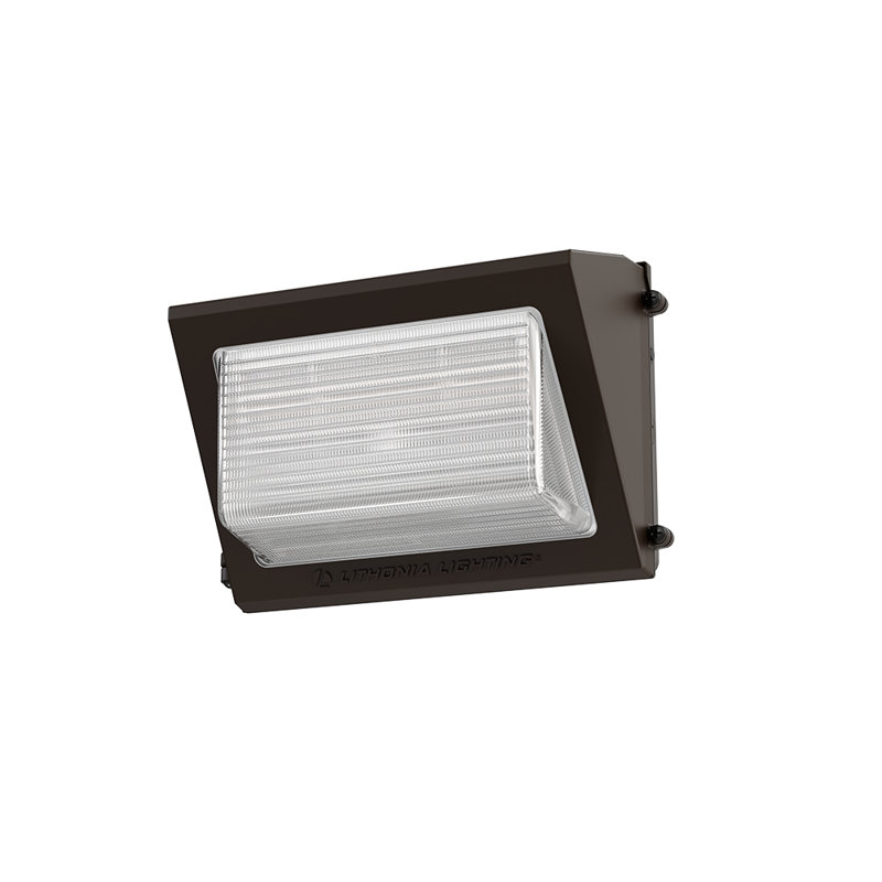 Dark Bronze Dimmable LED Wall Pack with Adjustable Lumen Output