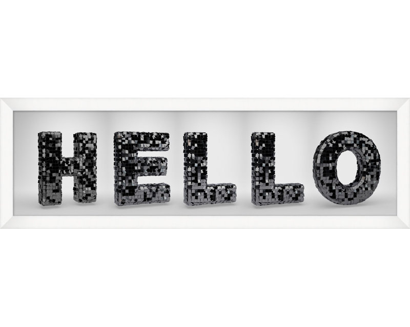 Hello Disco Print by Mat Sanders