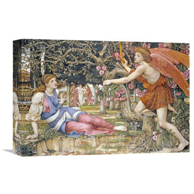 " Love And The Maiden " by John Roddam Spencer Stanhope