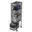 Armoire de rangement avec tiroirs Mind Reader, organisateur de bureau, rangement, L 8 po x l 11 po x H 31,5 po, noir