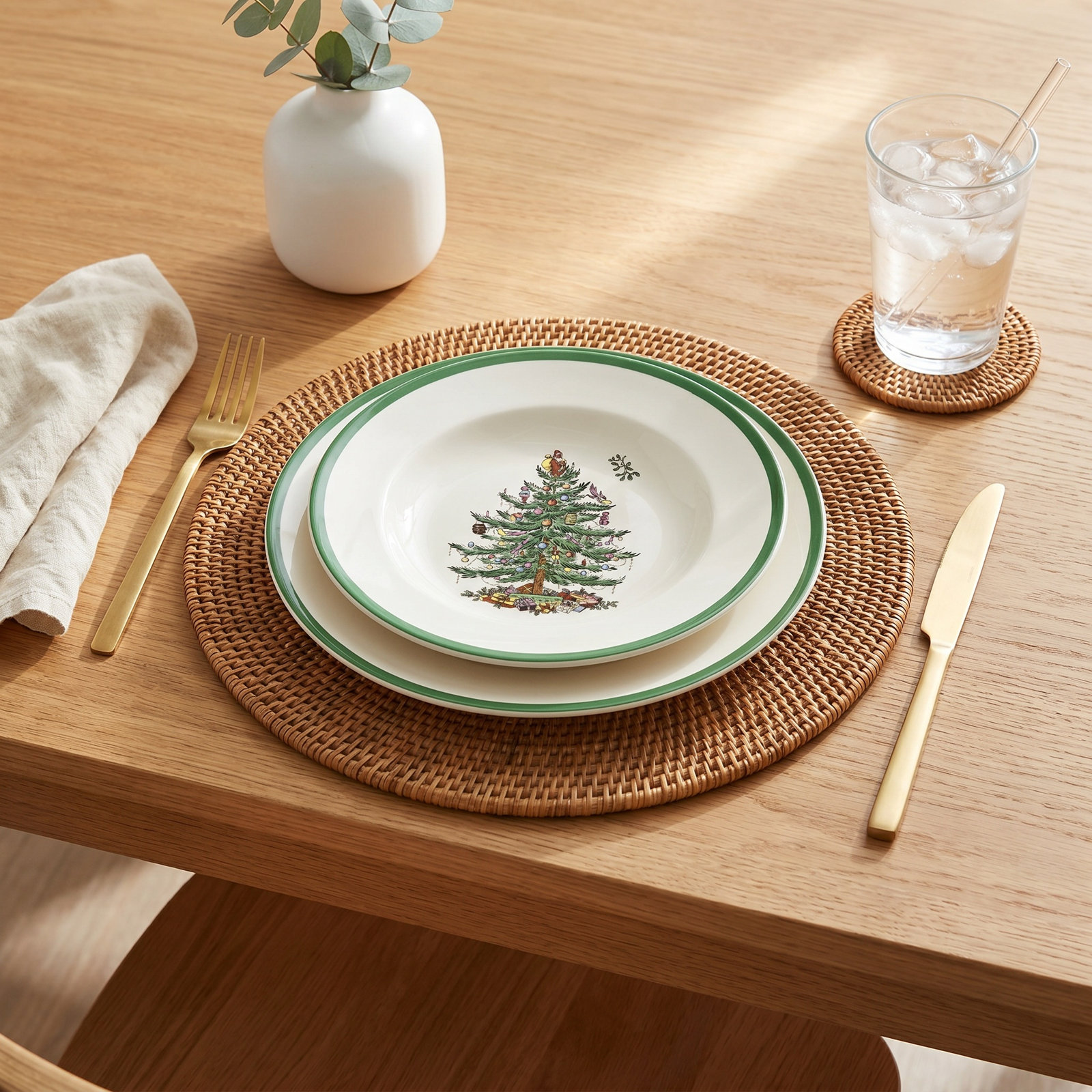 Christmas Tree 9" Salad Plate