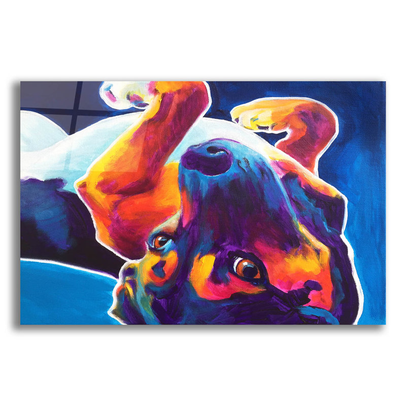 «Beagle - Roxy» par Dawg Painter, H 16 po x l 24 po x P 0,2 po
