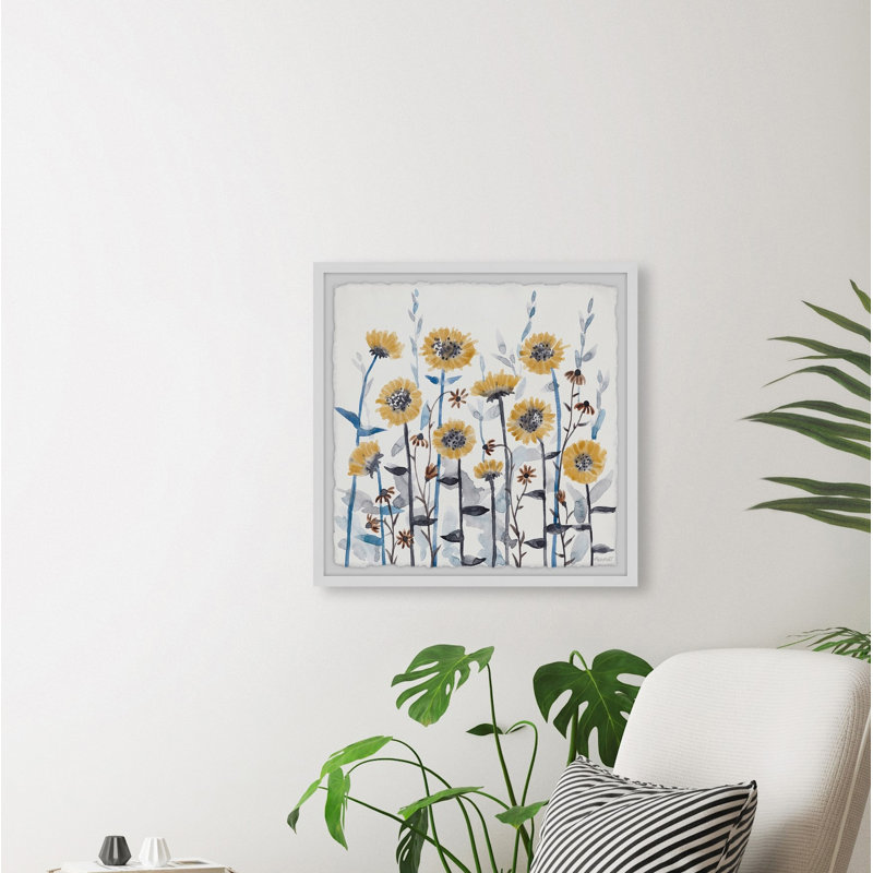 African Daisies - Single Picture Frame Painting, 81cm H x 81cm W x 3.81cm D