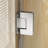 29" W x 72" H Hinged Frameless Shower Door with Heat Soaking Process, Treated with Protective Coating-55712381