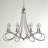 Macarthur 8-Light Dimmable Steel Candle Style Chandelier-1198229649