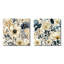 Wolsingham - Ensemble de 2 collages carrés floral et botanique-101861632-101861637