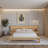 Lido Queen Size Bedframe with Wide Headboard with Integrated Lights-37278562