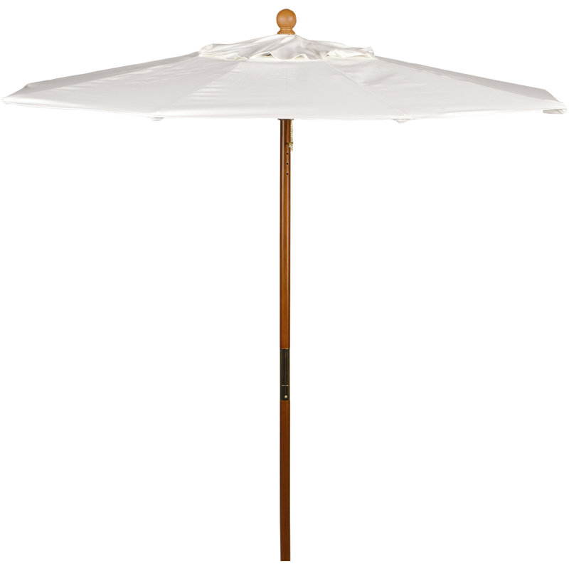Parasol de marché 6 pi Oxford, Toile Sunbrella® naturel