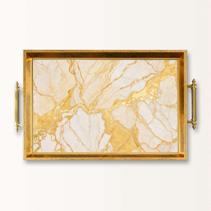 Élégant plateau de service en verre 19,7 x 11,4 x 1,4 pouces | 100% verre de haute qualité | Parfait pour recevoir et servir | Conception élégante et fonctionnelle pour la maison et les fêtes | Durable et facile à nettoyer