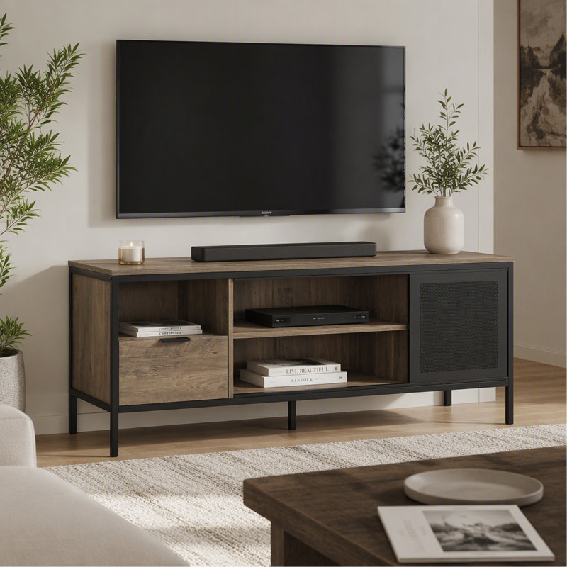 Meuble télé 1 tiroir Rustic Oak