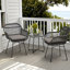 Chaise de patio avec coussins Aaronn-2023400327