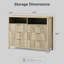 Commode 6 tiroirs avec tablette média Arrilla-693770144