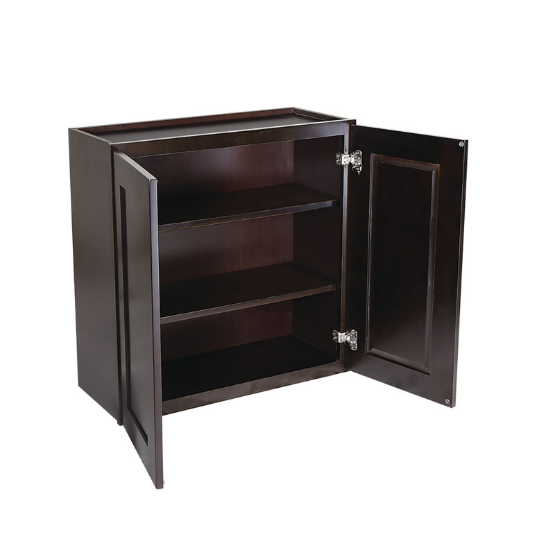 Armoire de cuisine style Shaker de Design House Brookings (prête à assembler), H 36 po x l 24 po, Espresso