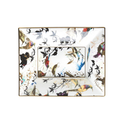 Tray GARDEN'S BIRDS Rectangular Large