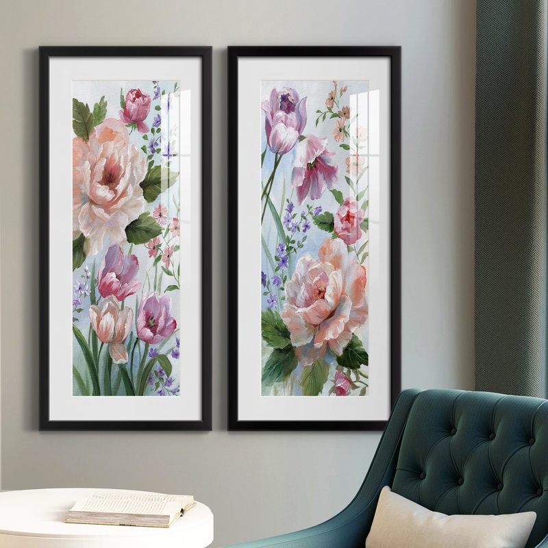 Cadre photo, ensemble de peintures sur papier