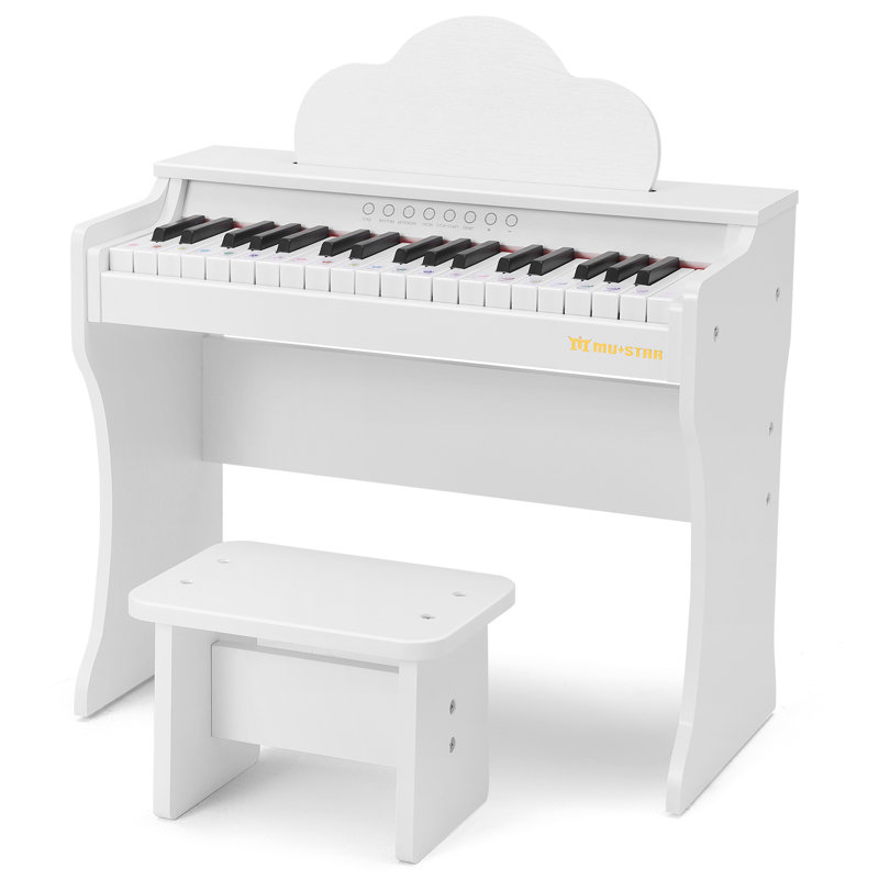Nuage bois jouant de la musique, Blanc