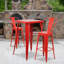 Ensemble de table de bar intérieur / extérieur en métal Toquerville-22243636
