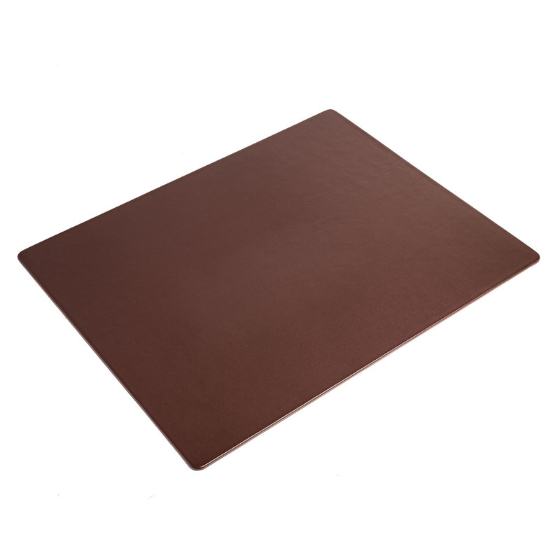 Tapis de bureau sans rail Bramfield, Brun chocolat