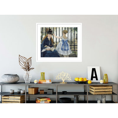 Le chemin de fer d'Edward Manet - Impression sur toile