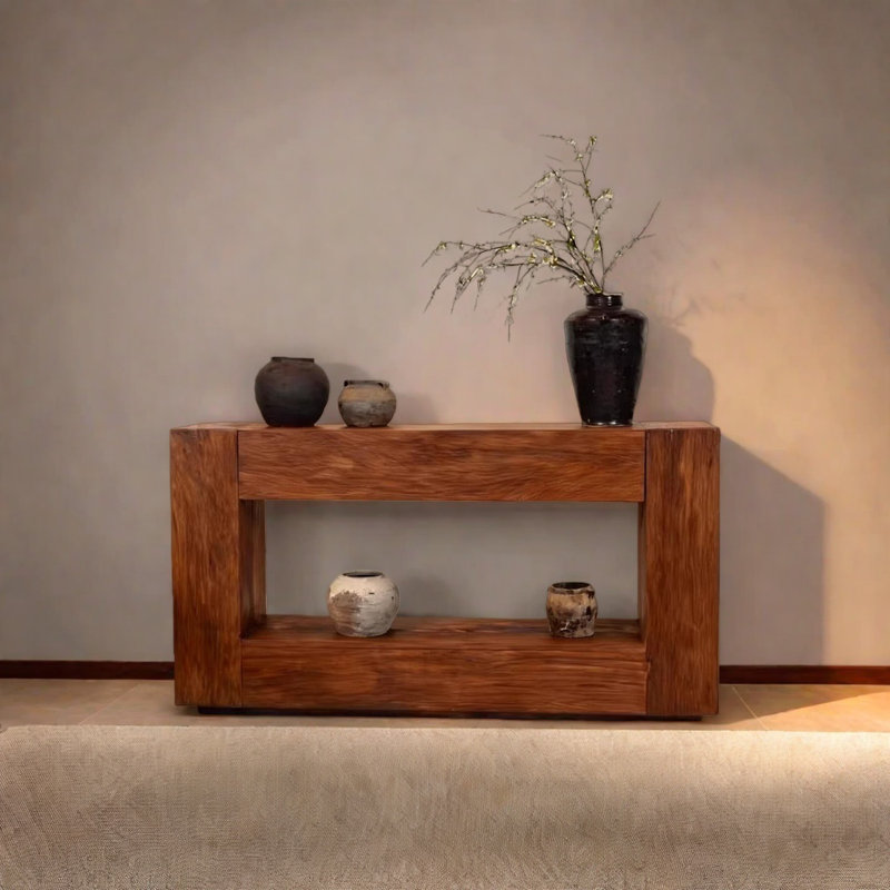 Console rustique, 29,53 po H x 47,24 po L x 13,78 po P