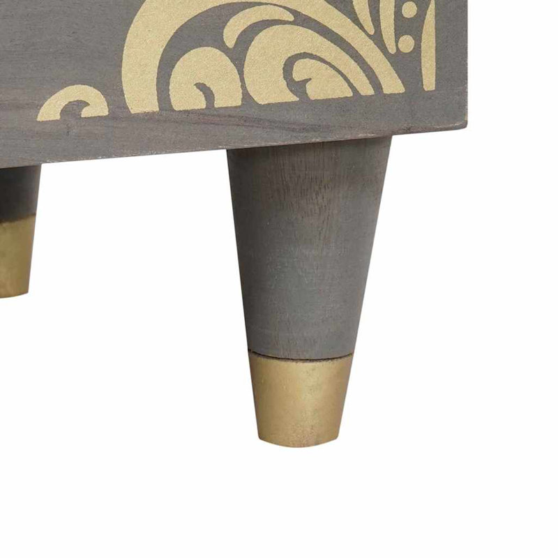 40cm W Solid Wood Bedside Table
