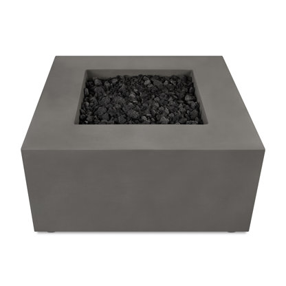 Estes Concrete Propane Fire Pit Table by Jensen Co.