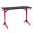 Arelia Curved Metal Base Writing Desk