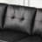 Sorenza 74"W PVC Reversible Sectional Sofa Chaise With LED Light, USB Port, Nailhead Trim, Throw Pillows, Tufted Cushion-108953620-120785859
