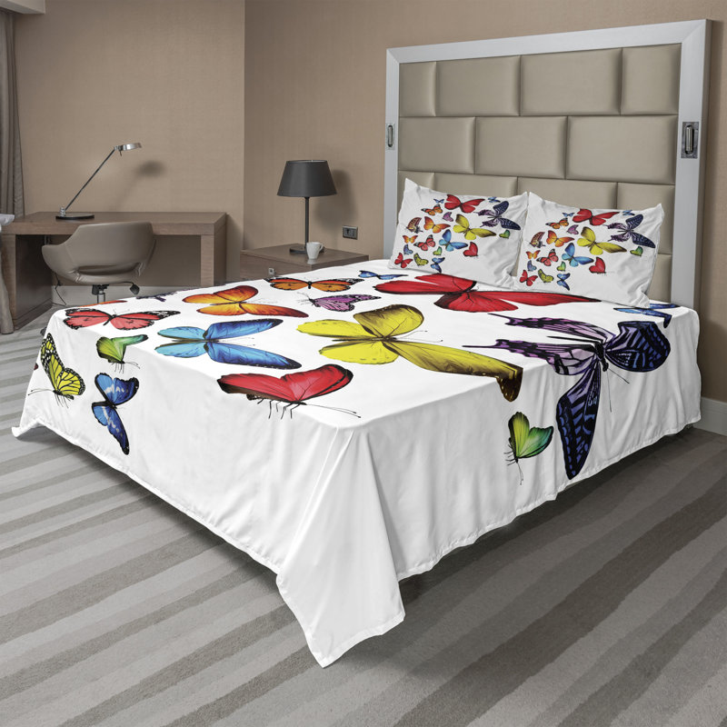 Microfiber Sheet Set, Queen Sheet Set + Fitted Sheet + 2 Pillowcases