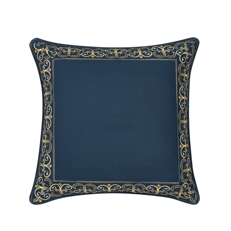 Taie décorative Messina Euro bleu marine