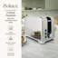 Swan  Solace 2 Slice Toaster, Premium High Gloss Finish, 7 Browning Levels, Defrost, Reheat and Cancel Functions, Non-Slip Feet, Self-Centring Function, 930W-129021085