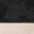 Harrish Custom Size Solid Black Color Medium Pile Slip Resistant Runner Rugs by Feet-624223330